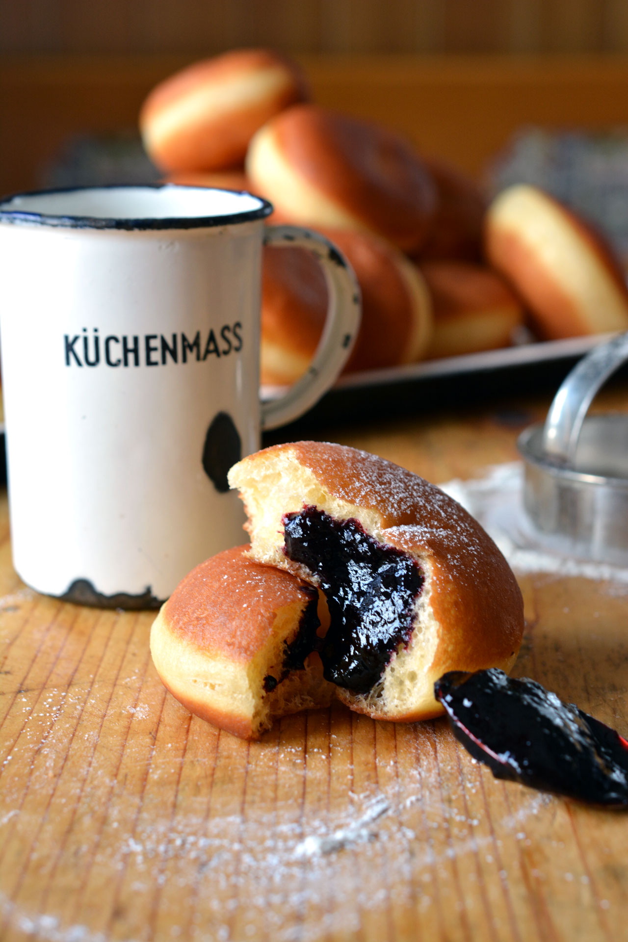 Hausgemachte Krapfen | Nach Omas Art | Topf | und | Deckel